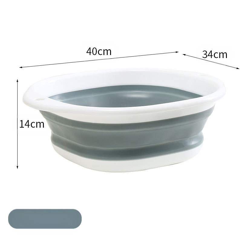 Välireisidele mõeldud paksendatud kokkupandav kraanikauss, kokkupandav kraanikauss õpilastele, pesu- ja köögiviljapesukauss, jalgade leotamiseks mõeldud ämber, kaasaskantav kokkupandav