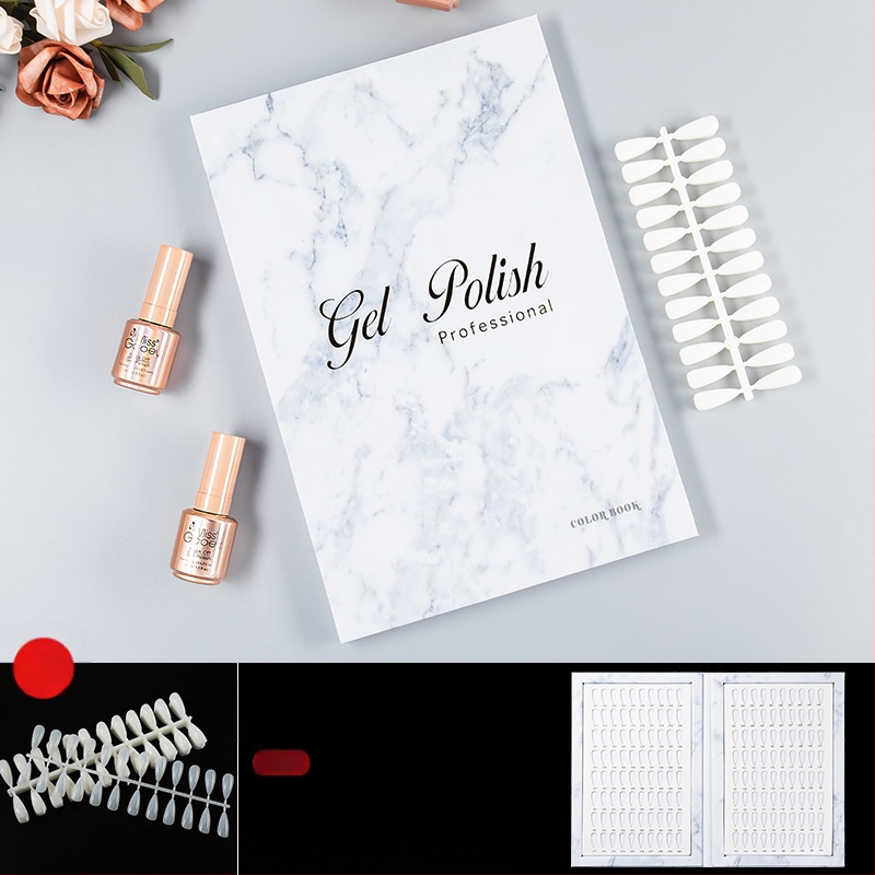 Инструменти за ноктопластика на едро, рамка за снимки, табло за показване на мостри, прахоустойчив лак за нокти, гел, цветна карта, карта за ноктопластика 160 цвята