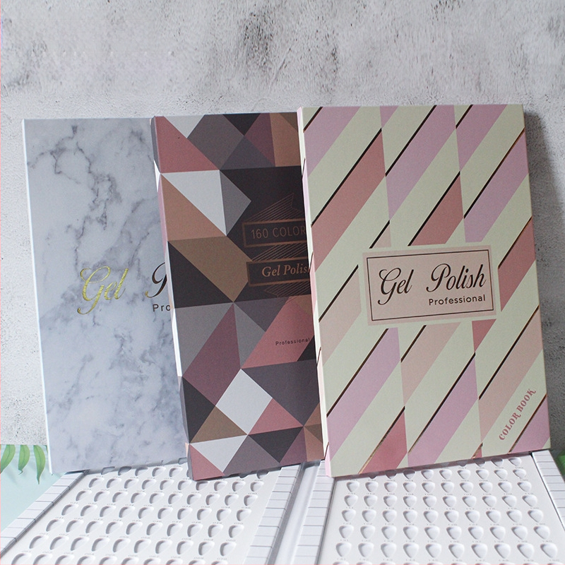 Инструменти за ноктопластика на едро, рамка за снимки, табло за показване на мостри, прахоустойчив лак за нокти, гел, цветна карта, карта за ноктопластика 160 цвята