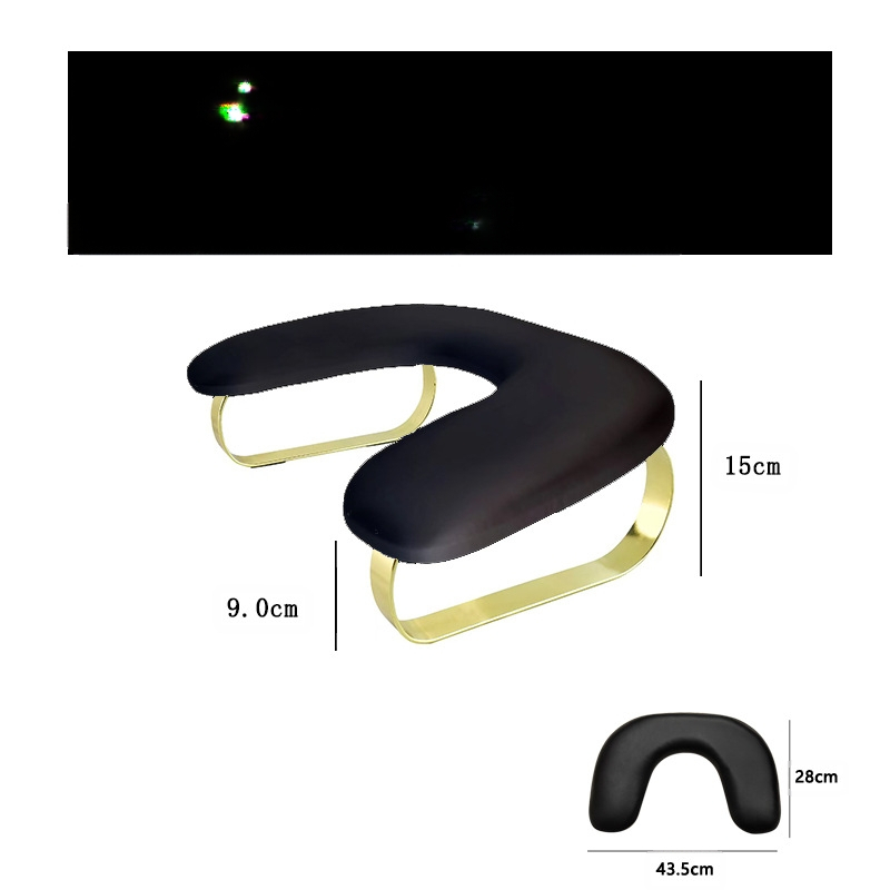 Руска маникюрна U-образна възглавница за ръце с пеперуда GU1590, метална крака, подвижна, скосена възглавница за диван, специална за магазин за ноктопластика