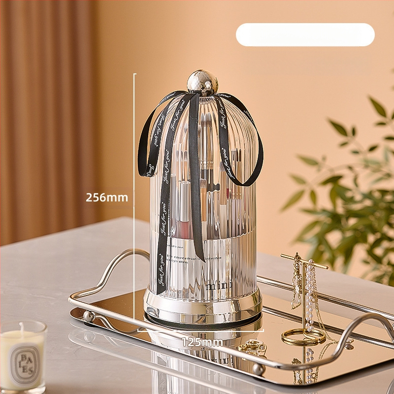 Pöörlev kosmeetikatoodete hoiukarp, mitmekihiline kulmupliiatsi hoiusilinder, lauaarvuti tualettlaud, pliiatsihoidja, huulepulk, mitmesuguste esemete hoiuriiul