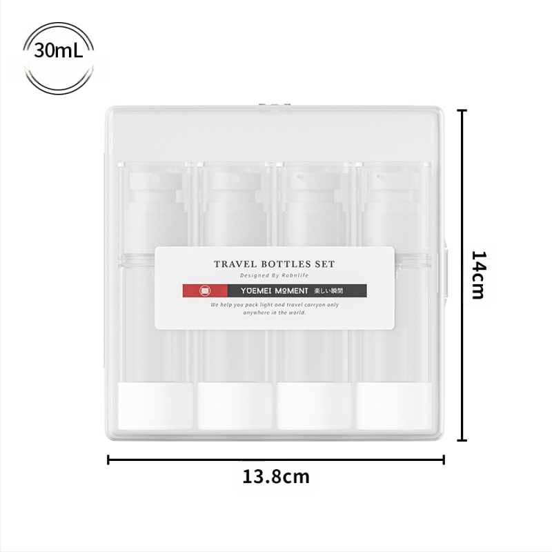 Vakuuminis butelis, kelioninis rinkinys, laikymo dėžutė, kosmetika, subbutelis, tonerio purškimo butelis, presuojamas losjono butelis, nešiojamas
