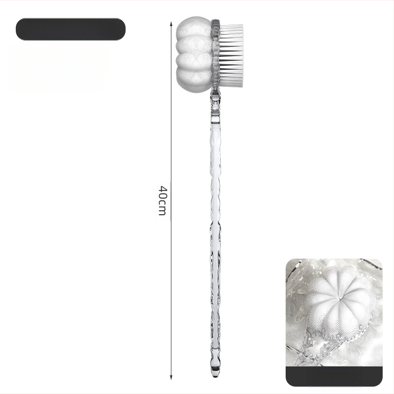 Четка за баня с търкане на гърба не изисква дълга дръжка, мека четка, двустранна четка за баня, кал за премахване на пепел, артефакт от гърба на четката за баня