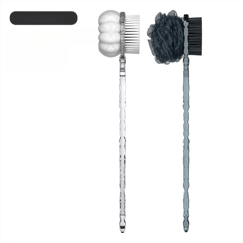 Четка за баня с търкане на гърба не изисква дълга дръжка, мека четка, двустранна четка за баня, кал за премахване на пепел, артефакт от гърба на четката за баня