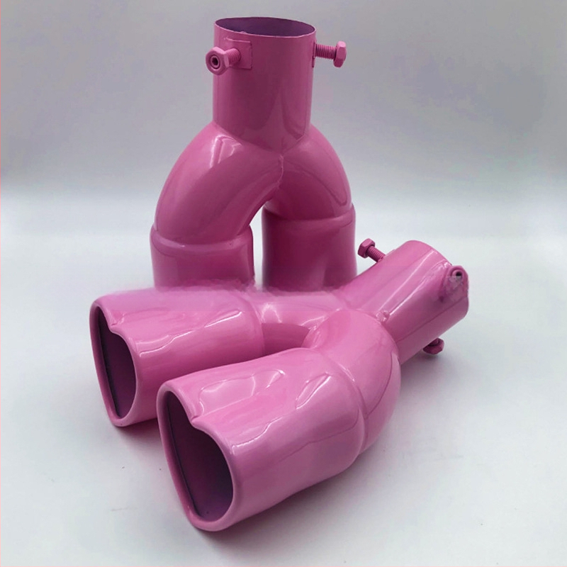 Източник, производители на автомобили, модифицирана двойна тръба, заглушител, любов, опашка, гърло, сърце, 63 мм, трансгранични експлозии, ауспух