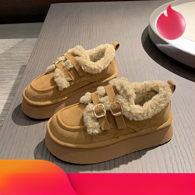 ar vilnas oderi Birkenth sieviešu 2024. gada jaunās ziemas biezās, siltās sieviešu kurpes subnet sarkanas super uguns kokvilnas kurpes ar biezu zoli sniega zābaki