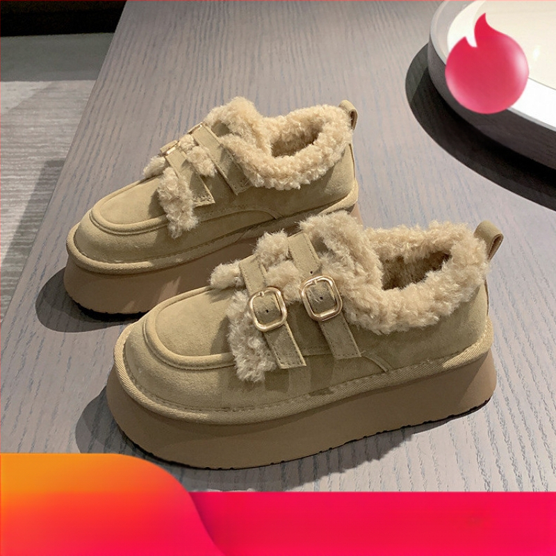 ar vilnas oderi Birkenth sieviešu 2024. gada jaunās ziemas biezās, siltās sieviešu kurpes subnet sarkanas super uguns kokvilnas kurpes ar biezu zoli sniega zābaki