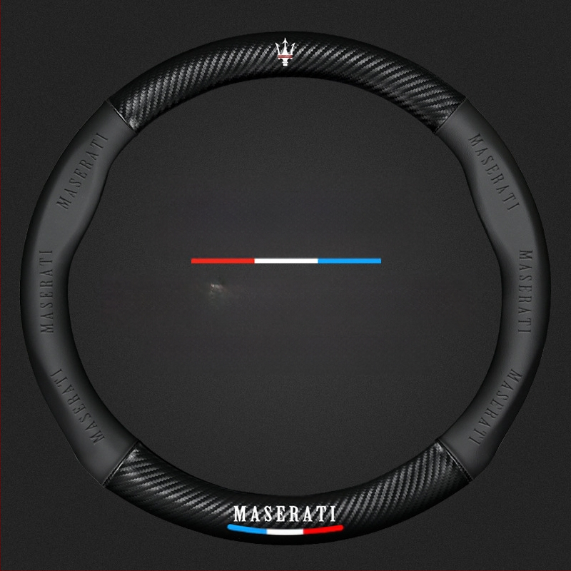 Odgovara za Maserati Levante, Levante President Ghibli, Jiboli, kožnu navlaku za ručku volana.