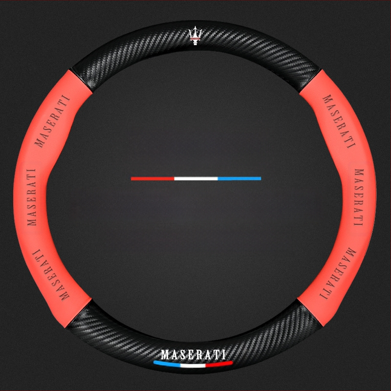 Odgovara za Maserati Levante, Levante President Ghibli, Jiboli, kožnu navlaku za ručku volana.