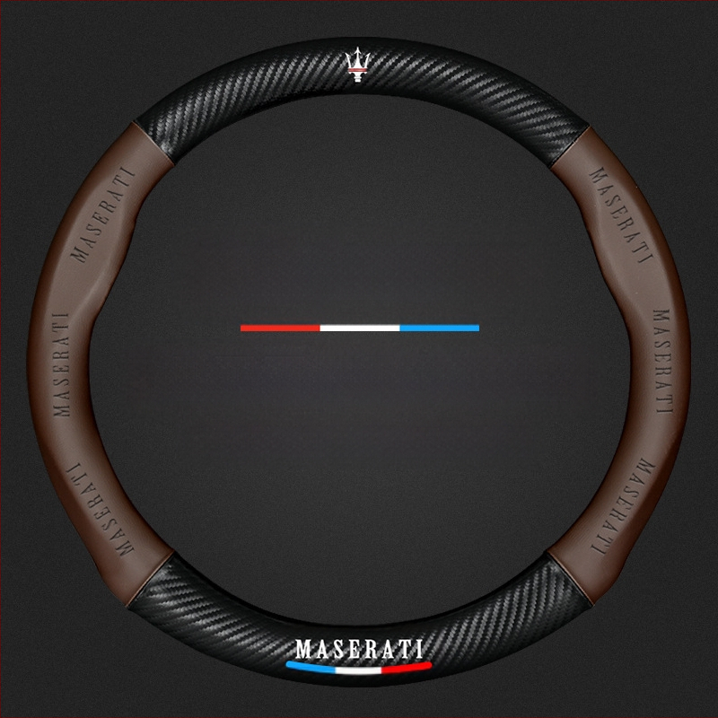 Odgovara za Maserati Levante, Levante President Ghibli, Jiboli, kožnu navlaku za ručku volana.