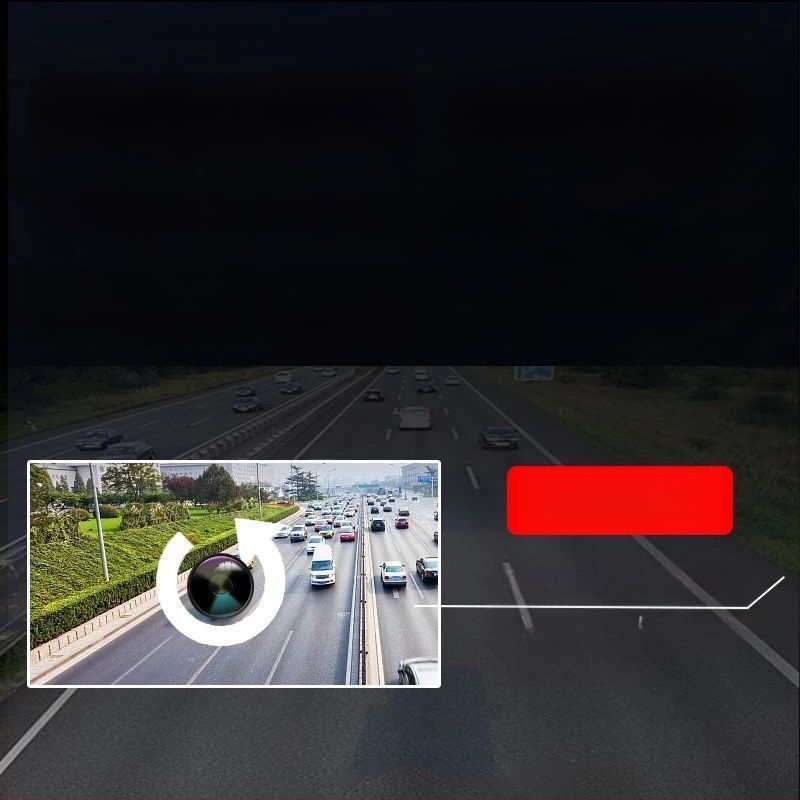 Trīsvirzienu kameras braukšanas ierakstītājs 1080P trīs objektīvi ar atpakaļgaitas attēlu automašīnas ierakstītājs mobilo tālruņu savienojumu rūpnīca