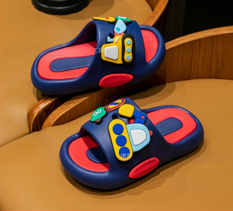 Astronauto mielos animacinių filmukų vaikiškos šlepetės berniukams ir mergaitėms, vasarinės, skirtos naudoti namuose, neslystančios, vidutinės ir didelės, vaikiškos šlepetės kūdikiams