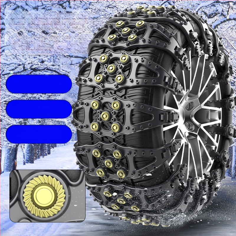 Zivs kaula automašīnas riepu pretslīdes ķēde Universāla automašīnas bezceļu transportlīdzekļa universāla automātiskā pievilkšana piegāde