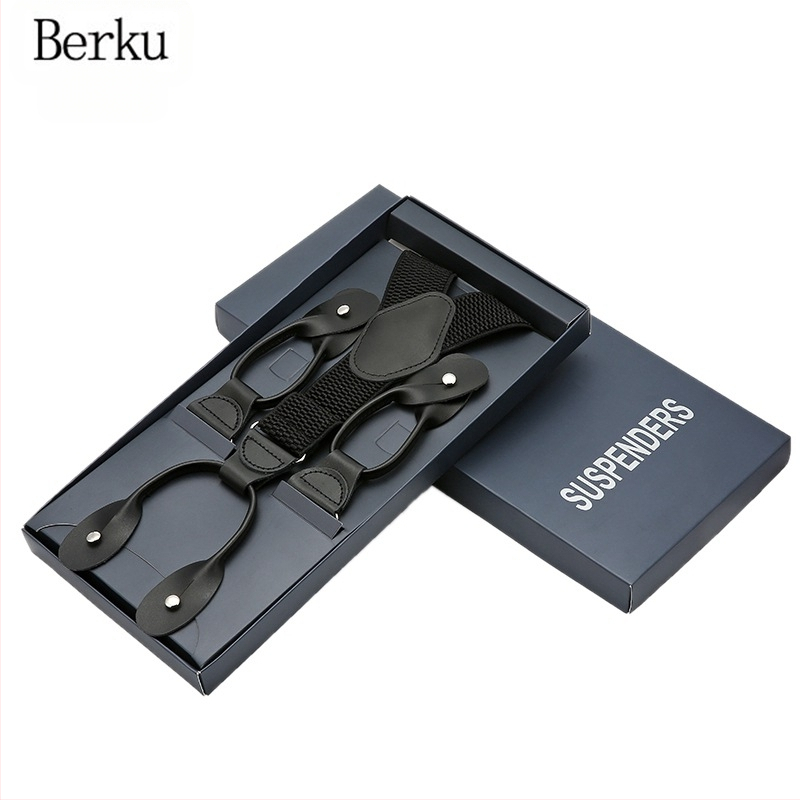 Vyriškos „Cross-Border“ petnešos su įvairiaspalviu tampriu dirželiu, kelnės su sagų kilpa