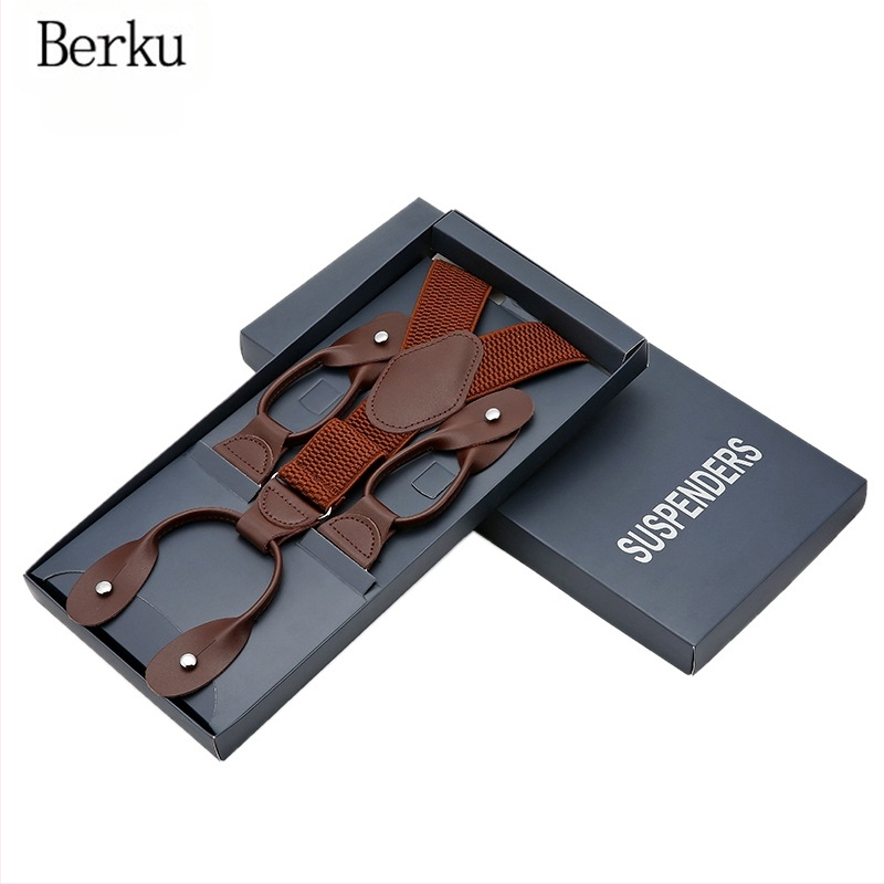 Vyriškos „Cross-Border“ petnešos su įvairiaspalviu tampriu dirželiu, kelnės su sagų kilpa