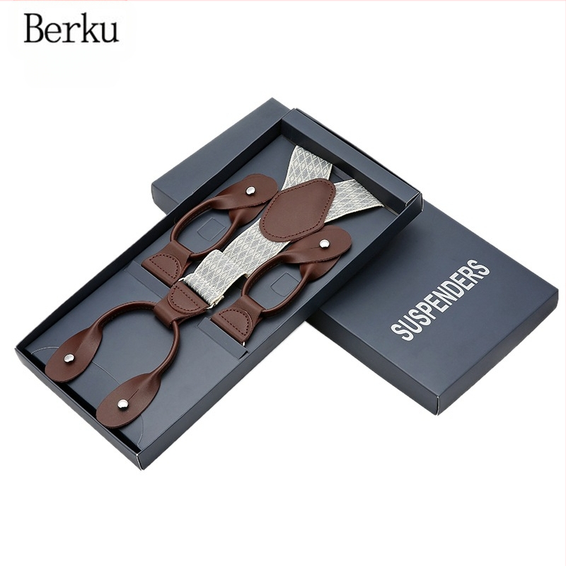 Vyriškos „Cross-Border“ petnešos su įvairiaspalviu tampriu dirželiu, kelnės su sagų kilpa