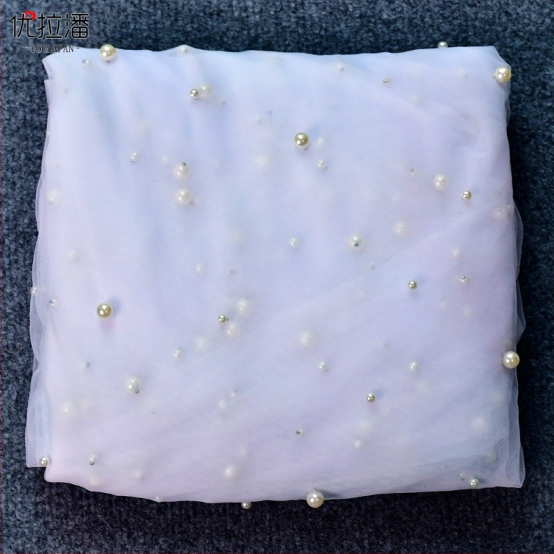 Youlapan V139 pārrobežu jauns produkts grezns smags līgavas pērļu plīvurs ar fāzēm, astes plīvurs kāzu galvenajam plīvuram