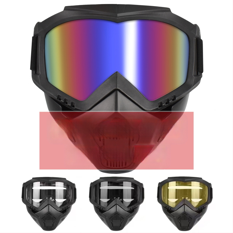 Zlang taktiskā maska āra braukšanai distanču slēpošanai aizsargbrilles maska lēca 3 mm āra CS aizsargaprīkojums