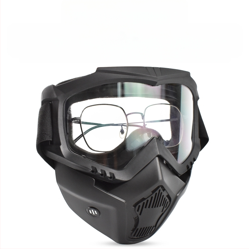 Zlang taktiskā maska āra braukšanai distanču slēpošanai aizsargbrilles maska lēca 3 mm āra CS aizsargaprīkojums