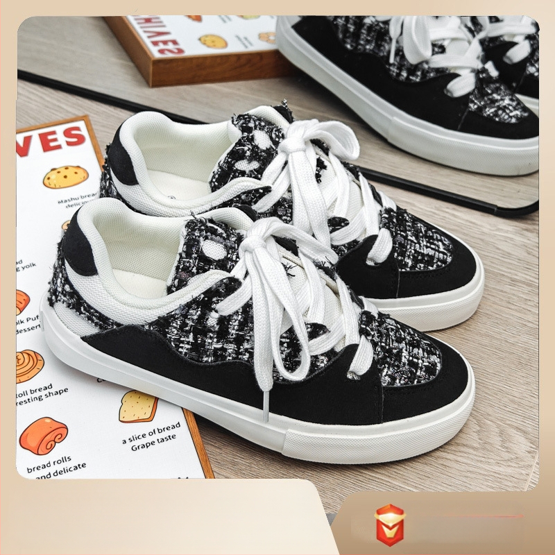 Pavasara jaunumi. Modernas maizes kurpes vīriešiem, melnbaltas, mazas smaržas, audekla kurpes, vīriešu ikdienas skrituļdēļu kurpes vairumtirdzniecībā.