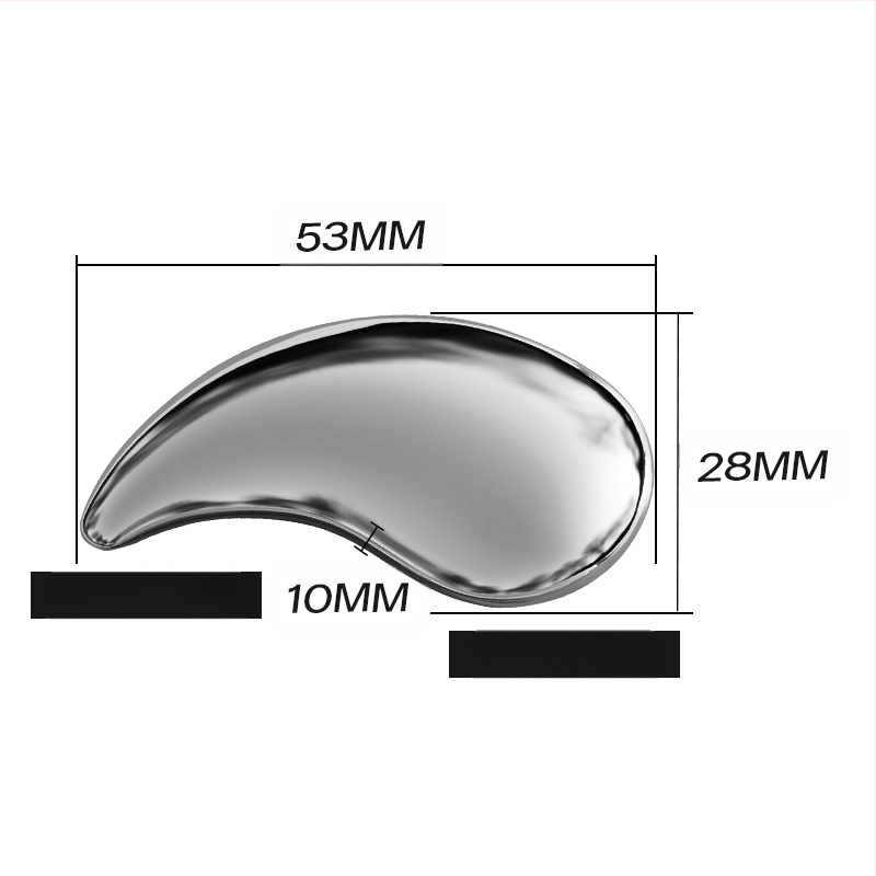 Roostevabast terasest näohoolduse poolkuu kaabits silmamassaaži hooldus jää/kuum kompress silmaplaaster