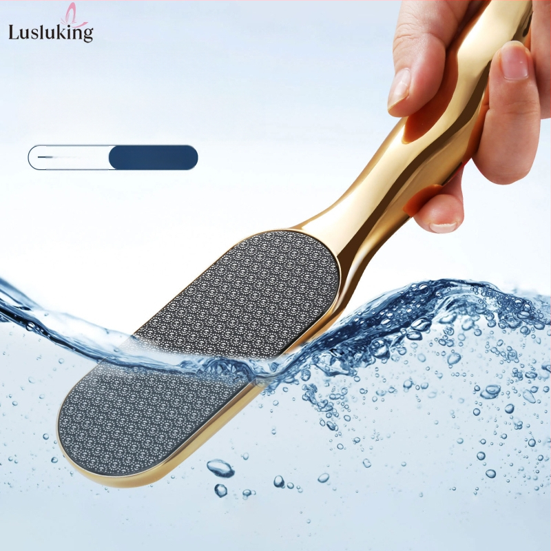 Populiari ilgakotė nanostiklinė pėdų dildė, manikiūro ir pėdų šlifavimo priemonė negyvai odai ir nuospaudoms šalinti, nanostiklinė pėdų dildės artefaktas