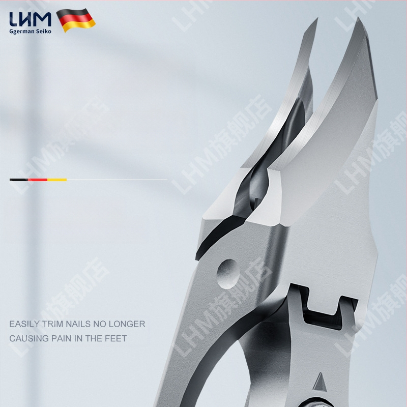Naujos aukštos klasės nagų kirpimo žirklutės, nagų griovelių replės, apsauga nuo taškymosi, didelė anga, jaunimui skirtas storų ir kietų nagų kirpimas, kompaktiškas manikiūro įrankis