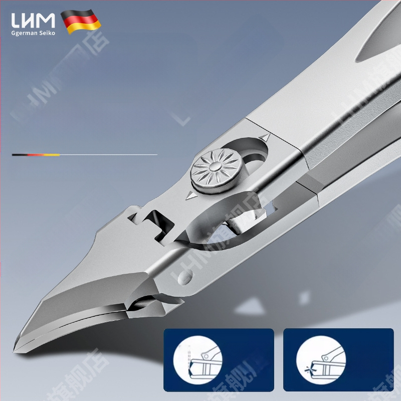 Naujos aukštos klasės nagų kirpimo žirklutės, nagų griovelių replės, apsauga nuo taškymosi, didelė anga, jaunimui skirtas storų ir kietų nagų kirpimas, kompaktiškas manikiūro įrankis