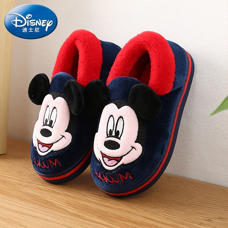 Laste puuvillane sussikott armsate talviste libisemiskindlate poiste ja tüdrukute beebilaste multifilmi puuvillaste kingadega