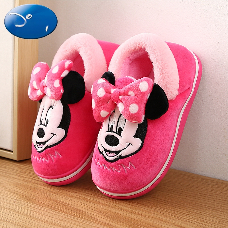 Laste puuvillane sussikott armsate talviste libisemiskindlate poiste ja tüdrukute beebilaste multifilmi puuvillaste kingadega