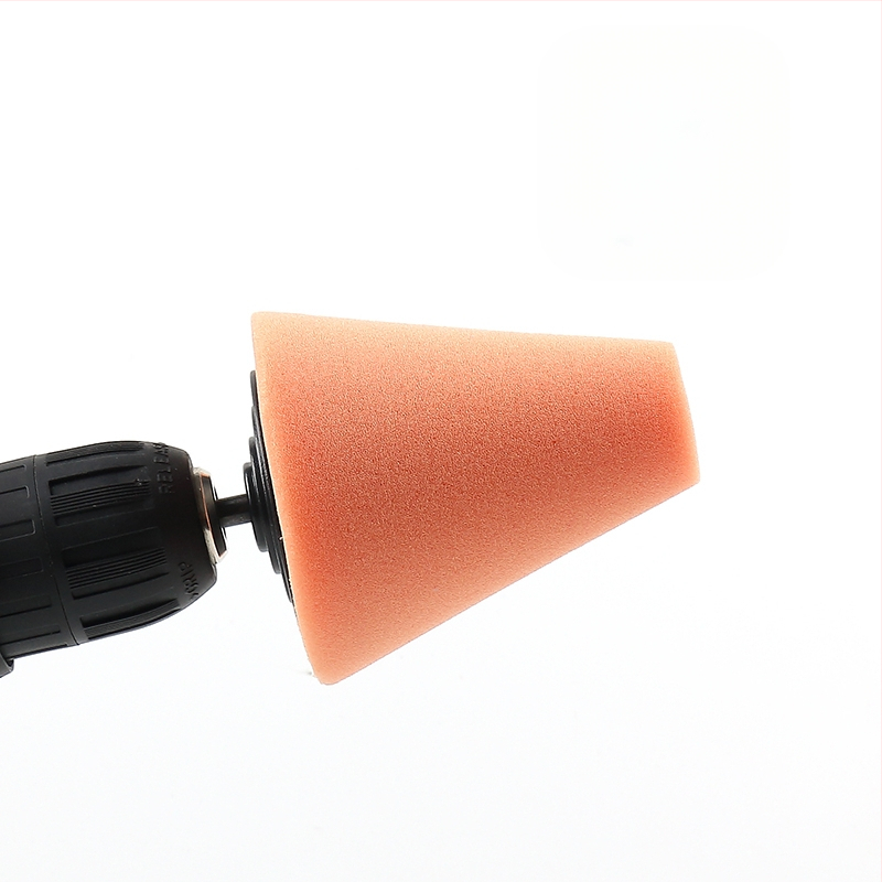 Automobilio ratlankių poliravimo kempininis rutulinis plieninis žiedas, galinio vaizdo veidrodėlio durelių dubuo, priekinio ir galinio bamperio detalių tarpų poliravimo diskas, kūgis