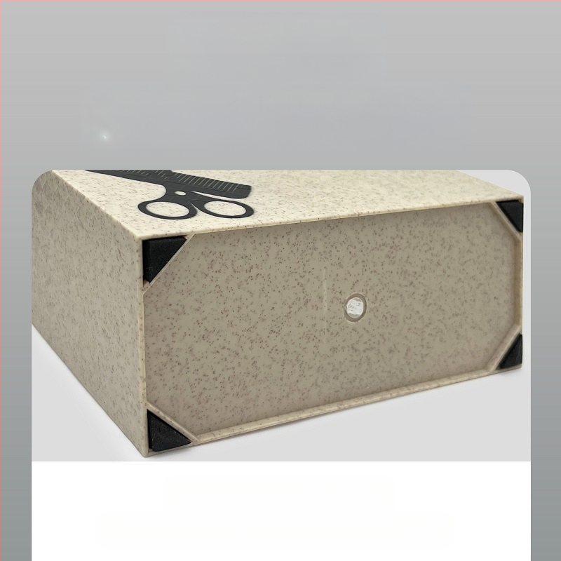 Инструменти за коса и нокти, пластмасова кутия за съхранение, фризьорски салон, бръснарница, стилист, креативни настолни ножици, гнездо