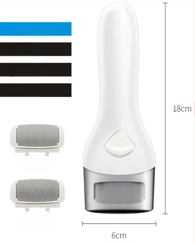 Tarpvalstybinis elektrinis pėdų šlifuoklis, įkraunamas USB, šveičiamasis raguotas nuospaudas, pedikiūras, buitinis pėdų šlifuoklis, pėdų žoliapjovė