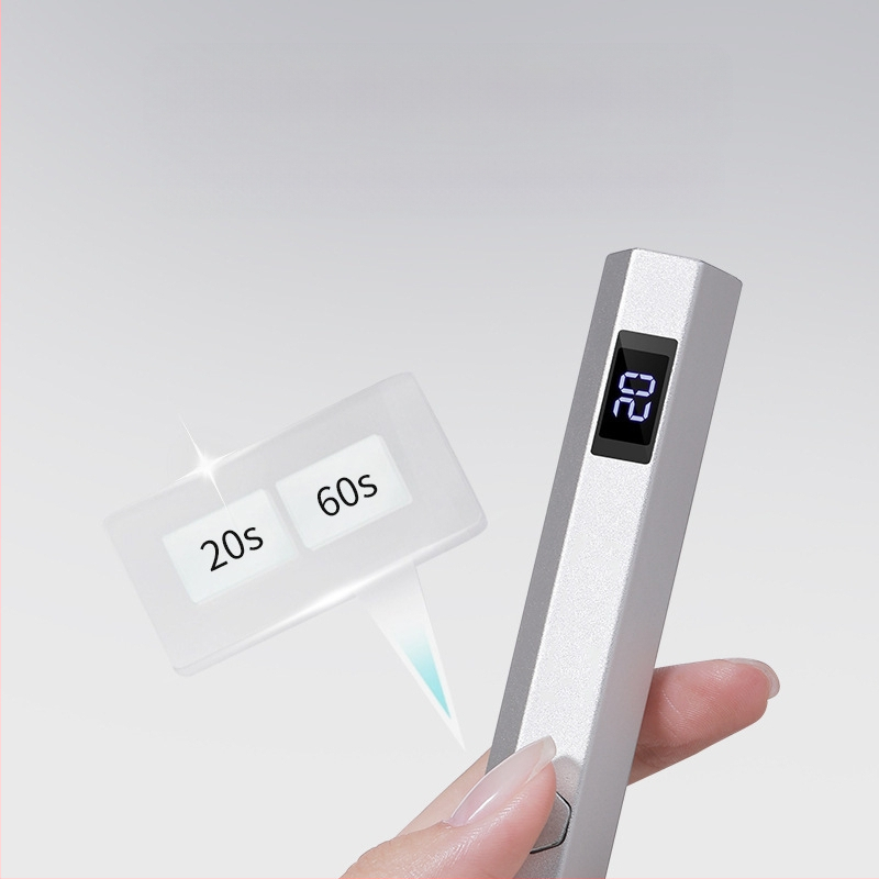 Trečiosios kartos manikiūro patobulintas vieno žodžio šviestuvas su ekranu, nešiojamas energijos kaupimo fototerapijos šviestuvas, dviejų pavarų perjungiamas rankinis šviestuvas