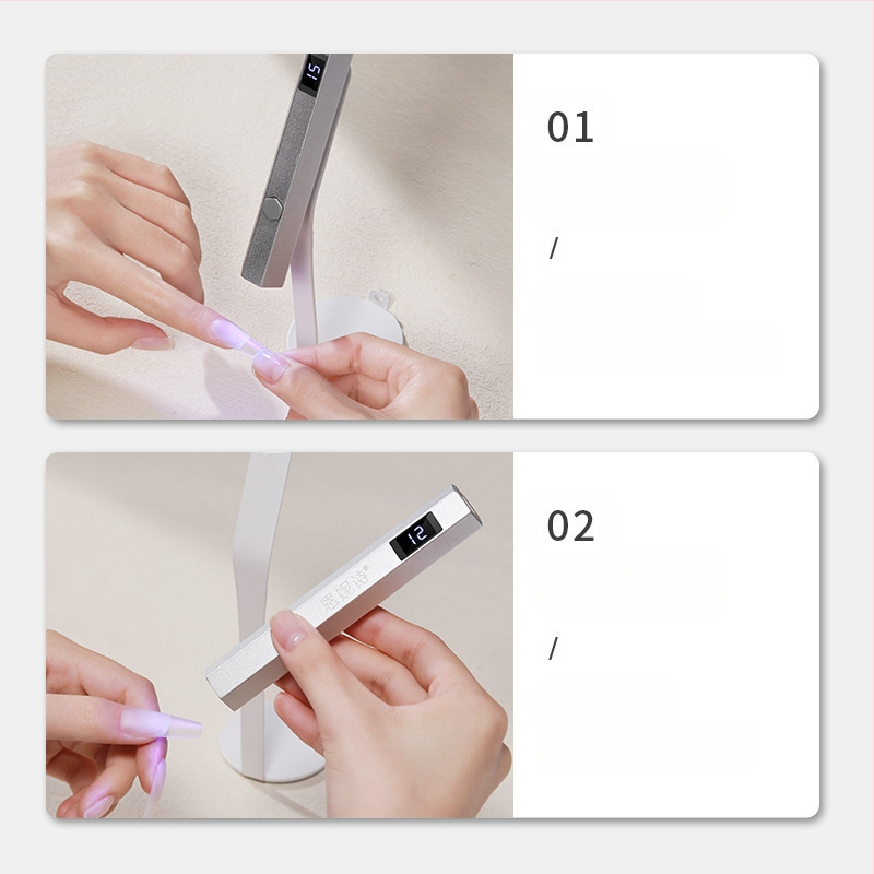 Trečiosios kartos manikiūro patobulintas vieno žodžio šviestuvas su ekranu, nešiojamas energijos kaupimo fototerapijos šviestuvas, dviejų pavarų perjungiamas rankinis šviestuvas