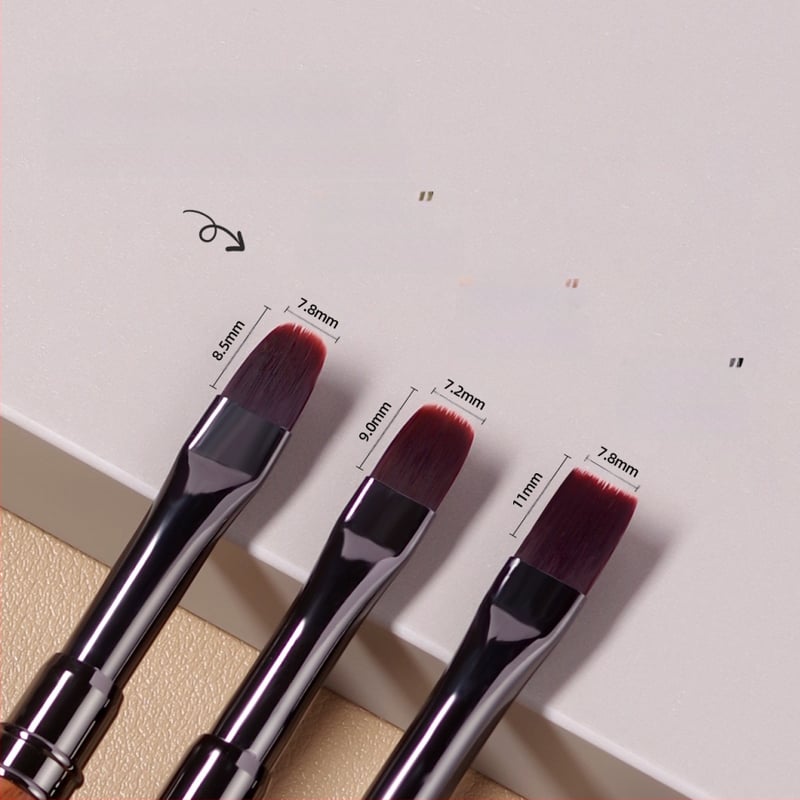 Manikiūro rašiklis, didelis, didelis kvadratinis, fototerapijos rašiklis, didelė plokščia galvutė su dangteliu, santalmedžio strypas, didelis, platus, apvalus, konstrukcijos rašiklis, manikiūro įrankiai