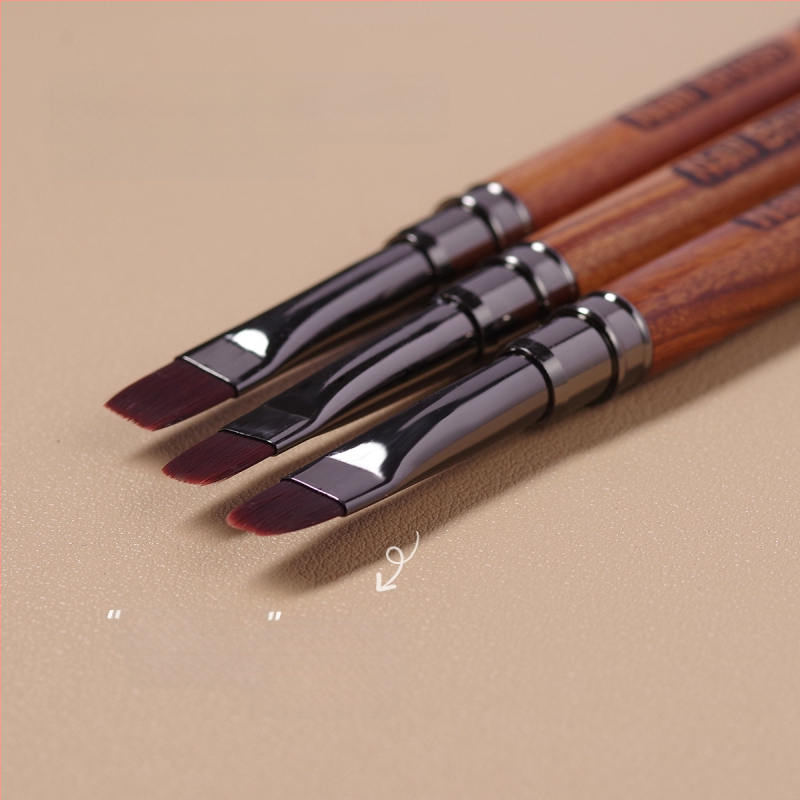 Manikiūro rašiklis, didelis, didelis kvadratinis, fototerapijos rašiklis, didelė plokščia galvutė su dangteliu, santalmedžio strypas, didelis, platus, apvalus, konstrukcijos rašiklis, manikiūro įrankiai