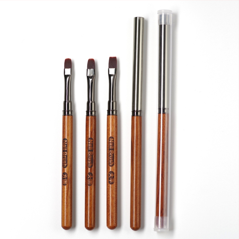 Manikiūro rašiklis, didelis, didelis kvadratinis, fototerapijos rašiklis, didelė plokščia galvutė su dangteliu, santalmedžio strypas, didelis, platus, apvalus, konstrukcijos rašiklis, manikiūro įrankiai