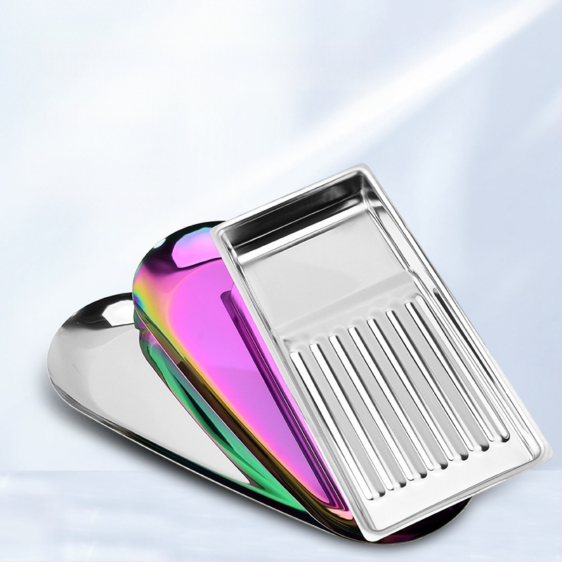 Spetsiaalne desinfitseerimisplaat küünetööriistadele. Paksendatud 304 roostevabast terasest, kõrge temperatuurikindel, korrosioonikindel, kaasaskantav küünetööriistade hoiustamine.