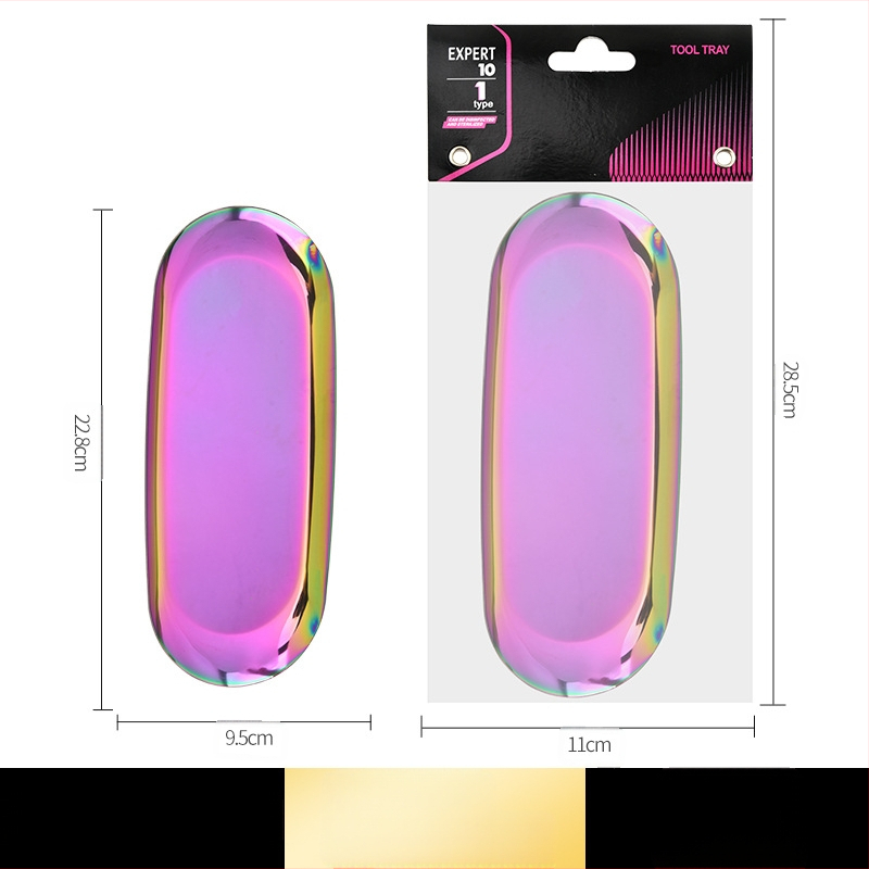 Spetsiaalne desinfitseerimisplaat küünetööriistadele. Paksendatud 304 roostevabast terasest, kõrge temperatuurikindel, korrosioonikindel, kaasaskantav küünetööriistade hoiustamine.