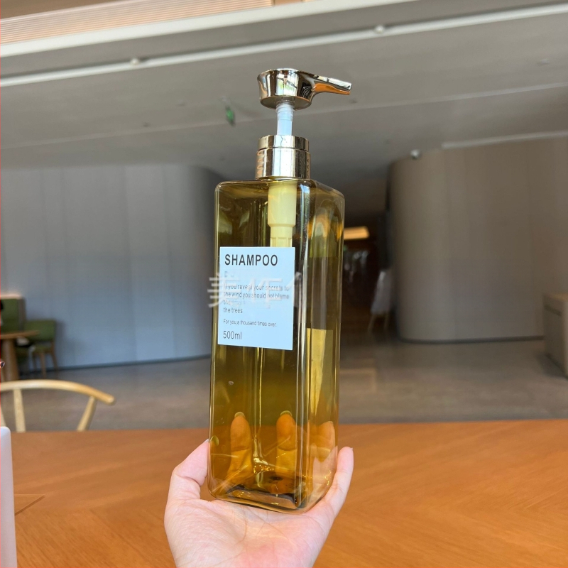 800 ml 1 l uus suure mahutavusega hoiupudel, surutüüpi tühi pudel, majapidamispesupesemisvahend, šampoon ja palsam