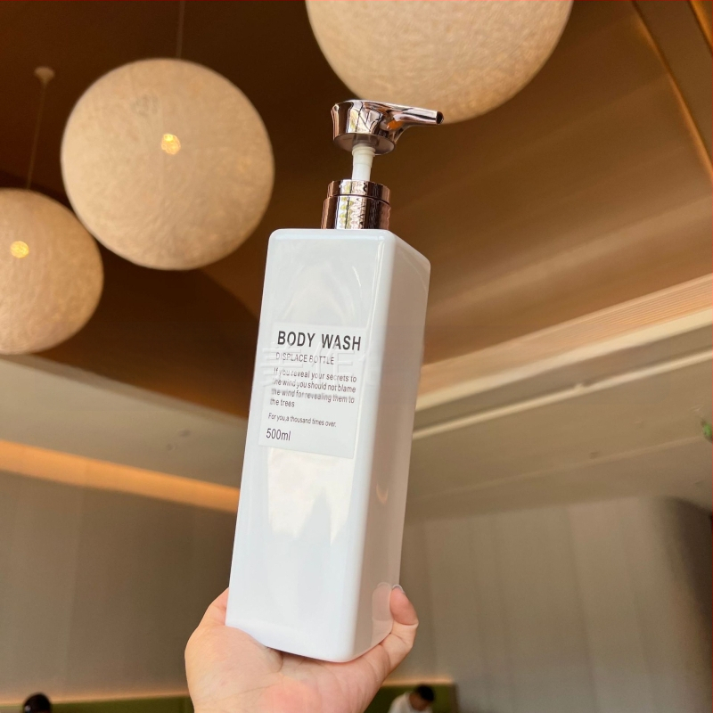 800 ml 1 l uus suure mahutavusega hoiupudel, surutüüpi tühi pudel, majapidamispesupesemisvahend, šampoon ja palsam