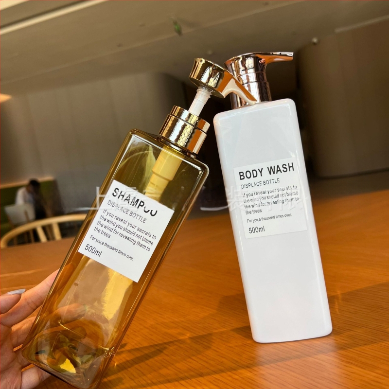 800 ml 1 l uus suure mahutavusega hoiupudel, surutüüpi tühi pudel, majapidamispesupesemisvahend, šampoon ja palsam