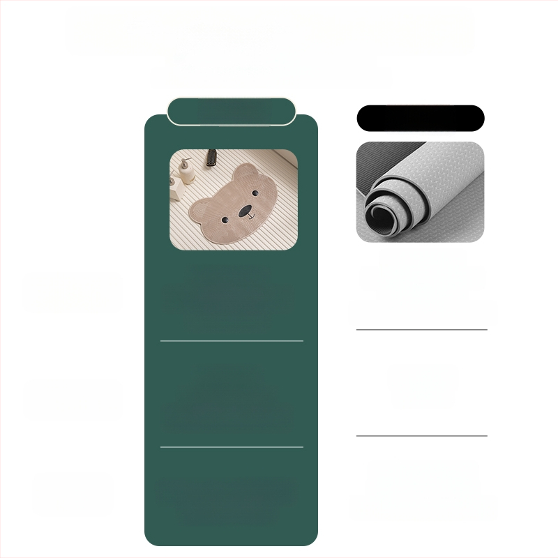 Противоплъзгаща се постелка за баня за възрастни хора и деца, къпане, противопадаща вендуза, постелка за баня, постелка за къпане, масажна постелка за крака