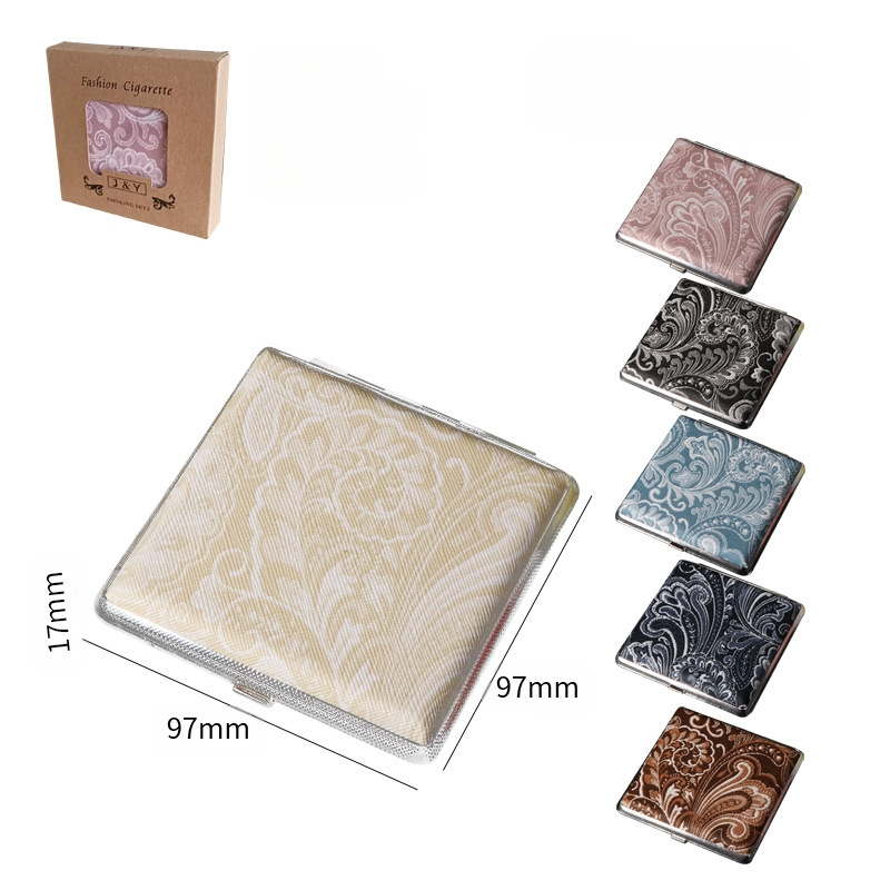 Ādas cigarešu maciņš 20 iepakojumā vīriešu cigarešu uzglabāšanas kaste atsevišķs vēja necaurlaidīgs cigarešu maciņš