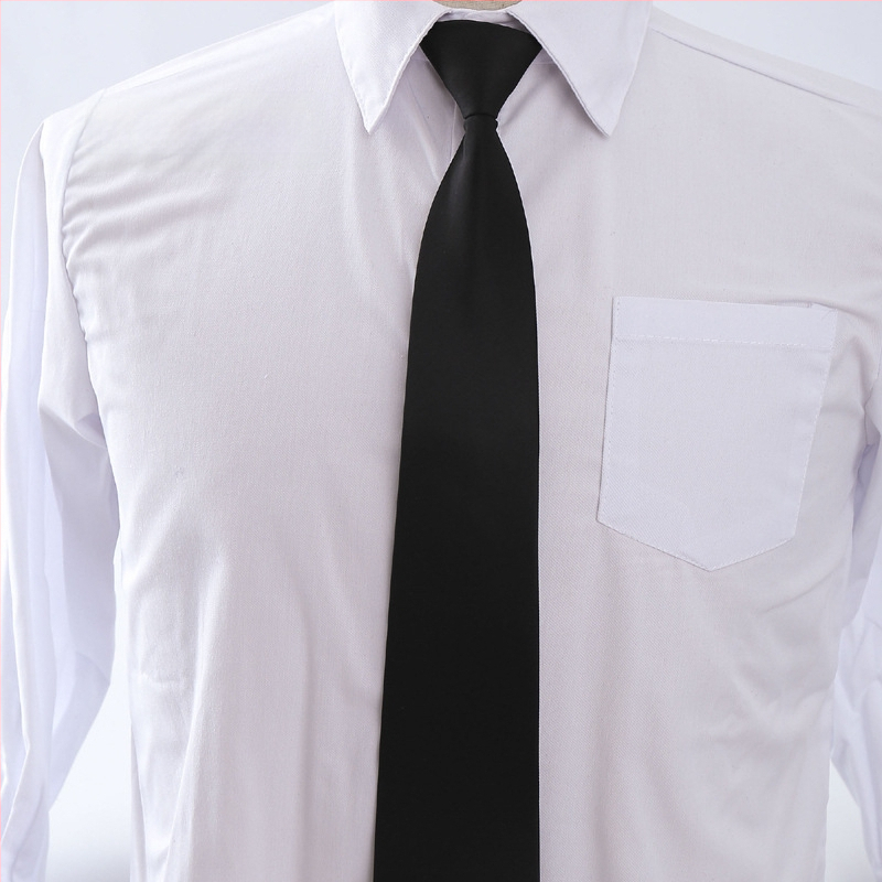 Vīriešu kleita ar lietišķu rakstu, 8 cm matēta auduma, rāvējslēdzēja un bezmezglu kaklasaite, melna, tumši zila, sarkana