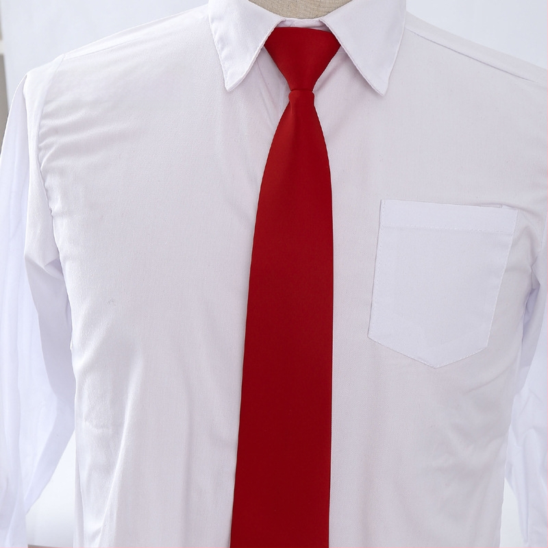 Vīriešu kleita ar lietišķu rakstu, 8 cm matēta auduma, rāvējslēdzēja un bezmezglu kaklasaite, melna, tumši zila, sarkana