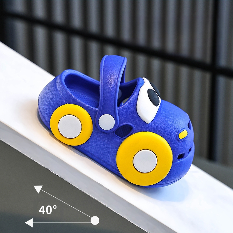 Bērnu krokodilu apavi vasarai, mazulim no 1 līdz 3 gadiem, 2 zīdaiņiem, neslīdošas, zēniem un meitenēm, bērniem, Baotou automašīnas gaismas čības