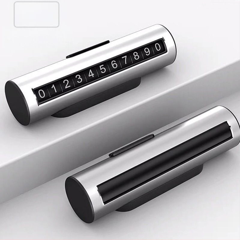 Мини алуминиева сплав за автомобил, движеща се регистрационна табела, паркинг, регистрационна табела, слънцезащитен валяк, скрита временна паркинг табела, може да бъде персонализирана