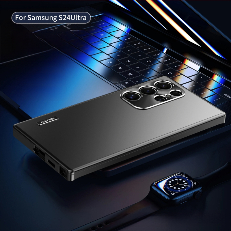 Piiriülene metallist magnetiline atraktsioonimehhanism Samsung S24ultra mobiiltelefoni ümbrisele, uus S24, S23ultra kukkumisvastane kaitseümbris